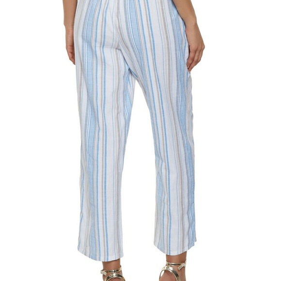 striped wide leg pants - Picture 2 of 5